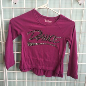 Size 6/7 - Purple Dance Shirt (stain)
