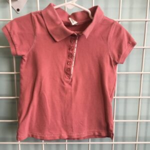 Size 3T - Pink Polo Shirt