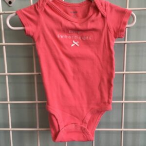 Size 03 Month - Pink Sweetheart Onesie