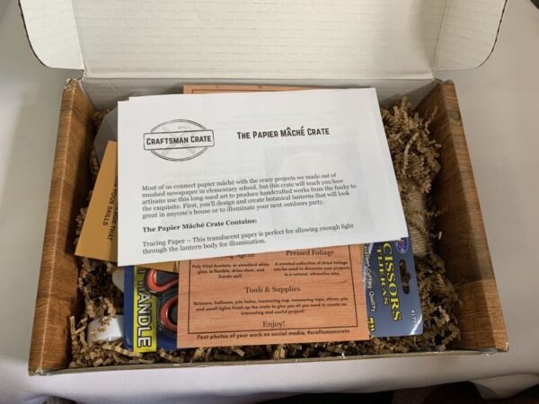 Toy: Craftsman Crate - Paper Mache (New)