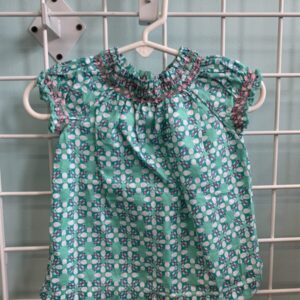 Size 12/18 Month - Green/White/Pink Shirt