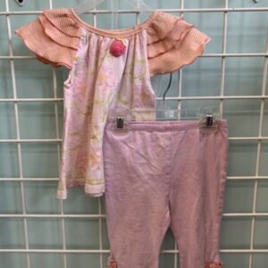 Size 18 Month - Pink/Orange Baby Lulu Set