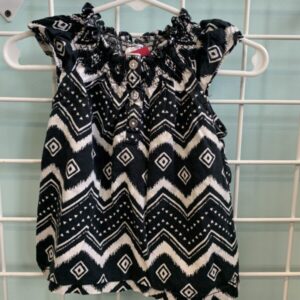 Size 18 Month - Black/White Tank Top