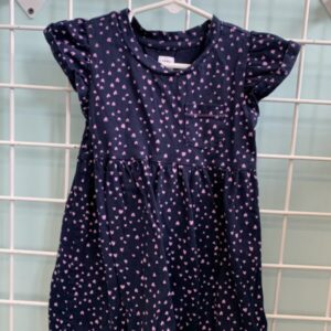 Size 2T - Blue/Pink Heart Gap Dress