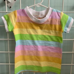 Size 2T - Rainbow Stripe Joonbird Shirt (New)