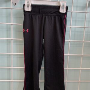 Size 2T - Black/Pink Under Armour Pant