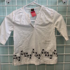 Size 4 - White Tea Tunic Shirt