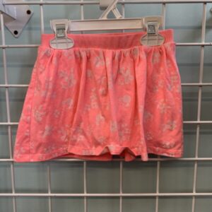 Size 4T - Pink Minnie Mouse Floral Skirt Short