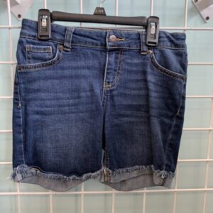 Size 10/12 - Blue Midi Jean Short