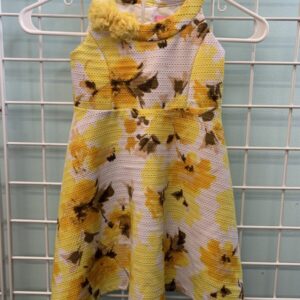 Size 5 - White/Yellow Floral Dress