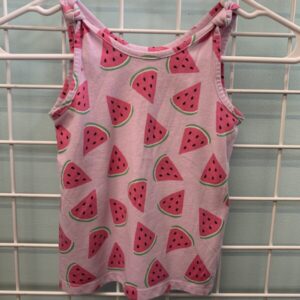 Size 5/6 - Pink Watermelon Tank Top