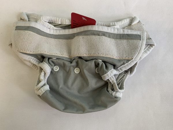 Cloth Diaper: Thirsties Grow with Me Pocket in Grey (No Insert)