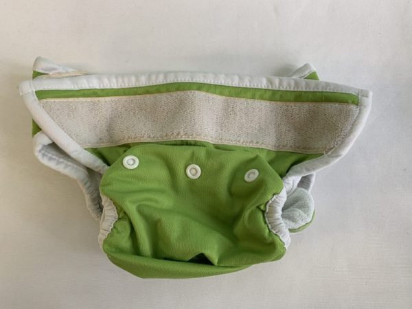 Cloth Diaper: Thirsties Grow with Me Pocket in Green (No Insert)