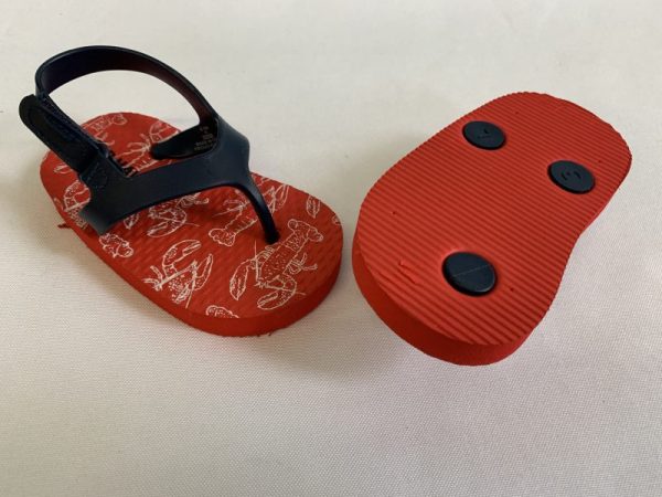 Sandal - 02 Infant, 6/12 Month - Red Lobster Flip Flop
