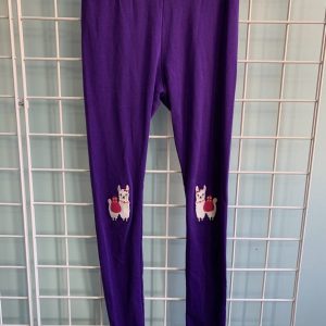 Size 12 Slim - Purple Llama Gymboree Legging