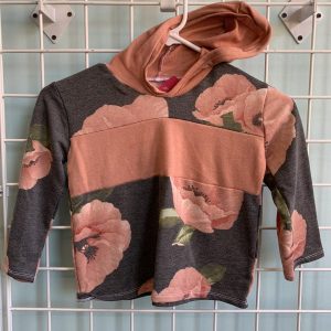 Size 4T - Pink/Grey Floral Boutique Sweatshirt