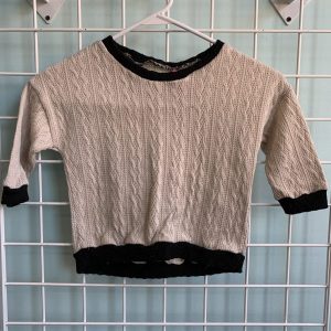 Size 4T - Black/Cream Shirt