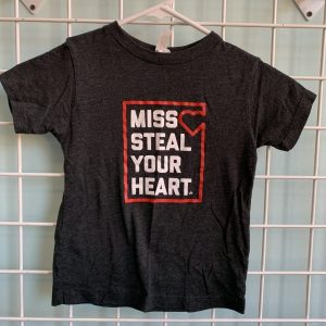 Size 4T - Black Miss Steal Your Heart Shirt
