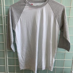 Size 14 - Grey/White Baseball Athletic Shirt