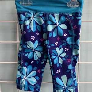 Size 2T - Blue Flower Gymboree Capri Legging