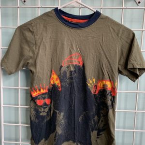 Size 8 - Green Lion, Tiger, Bear Shirt