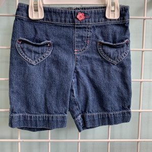 Size 4 - Blue Heart Pocket Jean Short
