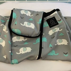Gear: Carseat Cover/Blanket by Acrabros in Grey Elephants