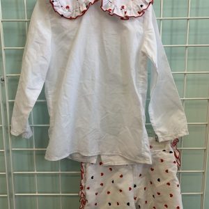 Size 7 - White/Red/Blue Heart Set