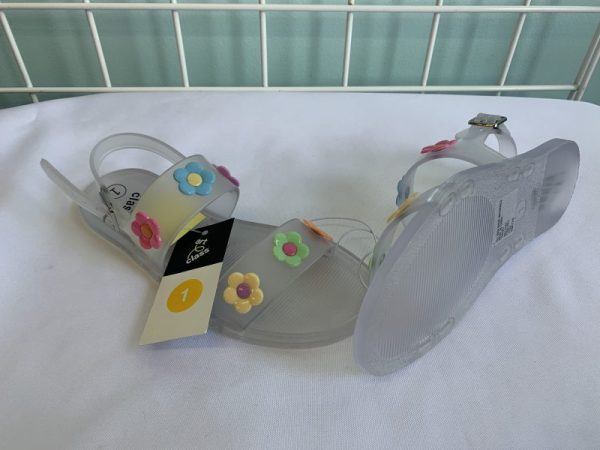 Sandal - 01 Youth, Clear/Flower Jelly (New)
