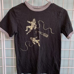Size 8/10 - Black Space Shirt