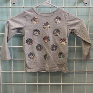 Size 4T - Grey/Silver Circle Shirt