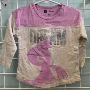 Size 2T - Purple/Grey Rapunzel Shirt