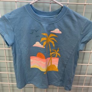 Size 8 - Blue Beach Shirt