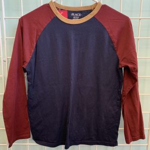 Size 10/12 - Blue/Maroon Shirt
