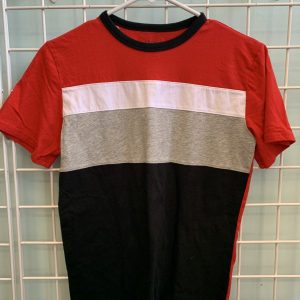 Size 10/12 - Red/Grey/Black Shirt