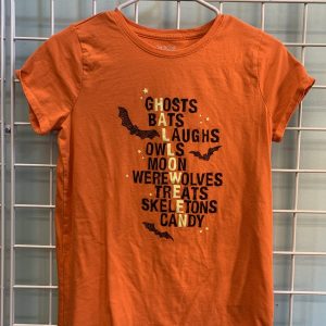 Size 14/16 - Orange Halloween Shirt