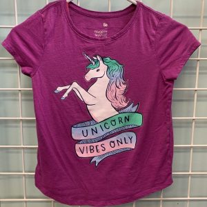 Size 7/8 - Purple Unicorn Shirt