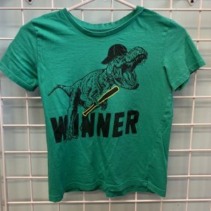 Size 8 - Green Dinosaur Winner Shirt