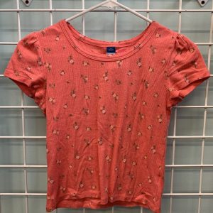 Size 10/12 - Orange Floral Shirt