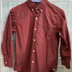 Size 8 - Green/Red Plaid Gap Shirt