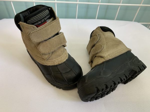 Boots - Size 07 Toddler, Black/Brown