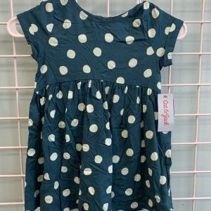 Size 4T - Blue Polka Dot Dress (New)