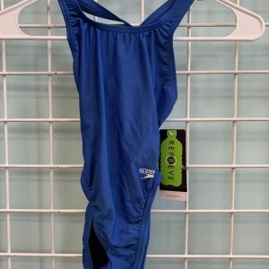 Size 7 - Blue Speedo Competition Swimsuit (New)