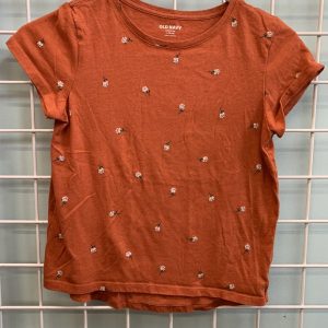 Size 10/12 - Orange Floral Shirt