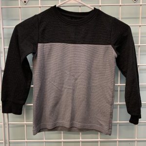Size 6 - Black/Grey Shirt
