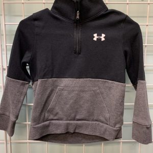 Size 8 - Black/Grey Under Armour Sweatshirt
