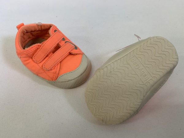 Shoes - Size 01 Infant, 3/6 Month, Orange Gap Crib Shoe