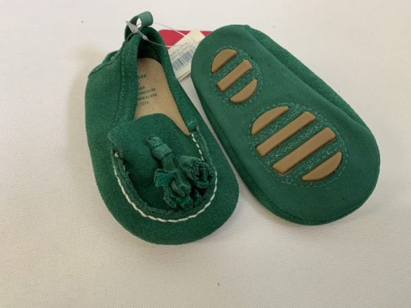 Shoes - Size 01 Infant, 3/6 Month, Green Gap (New)