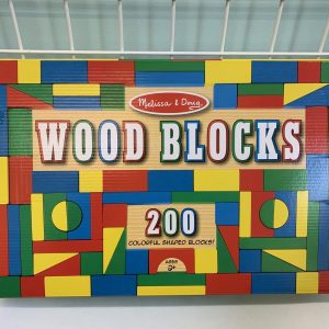 Toy: 200 pc. Melissa & Doug Primary Wooden Blocks (New)