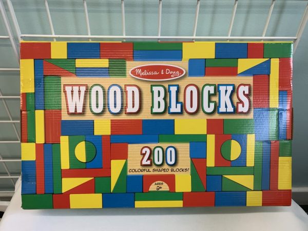 Toy: 200 pc. Melissa & Doug Primary Wooden Blocks (New)